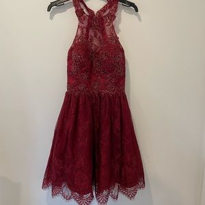 Burgundy Graduation Dress!